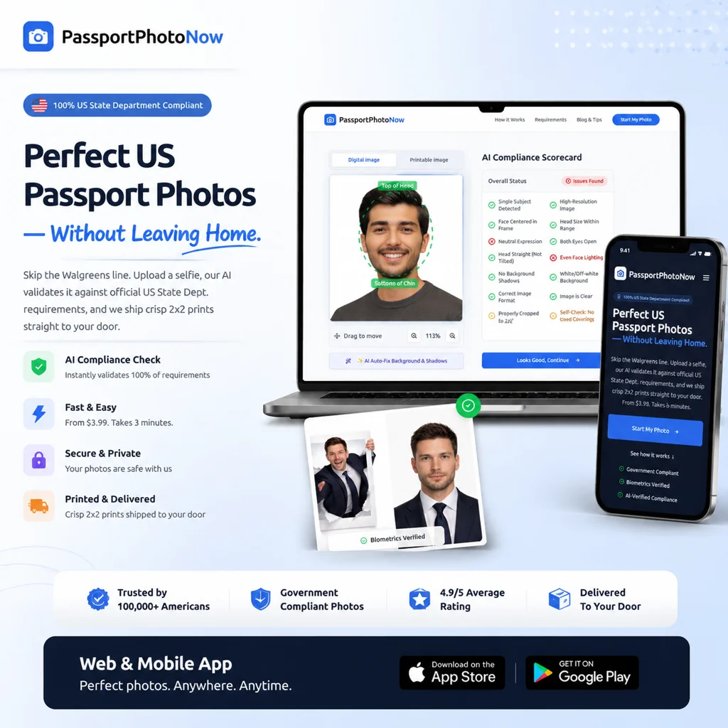 Passport Photo Now — project banner