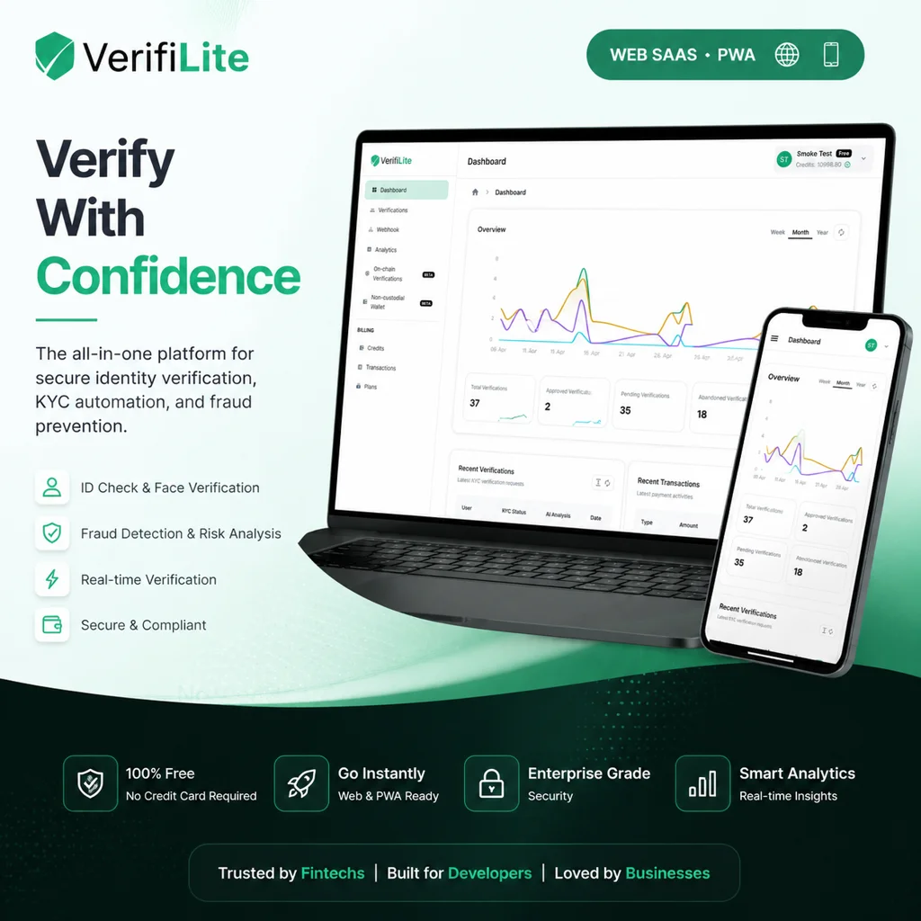 VerifiLite — project banner